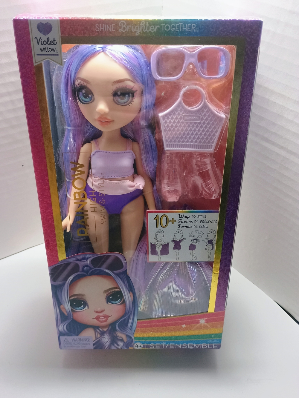 Rainbow High Swim & Style Violet Willow Fashion Doll NEW